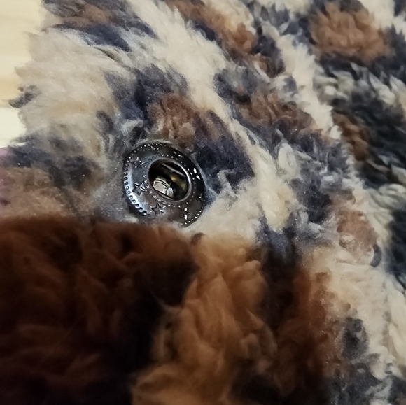 NWT Steve Madden LEOPARD CHEETAH Animal Print Puffer Scarf - Picture 3 of 6